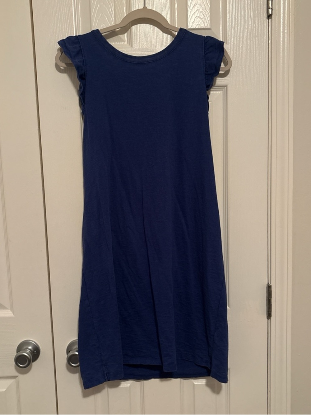 Royal Blue Flutter Sleeve Dress